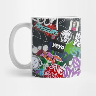 Street Art Colors NYC Graffiti Tag Mug